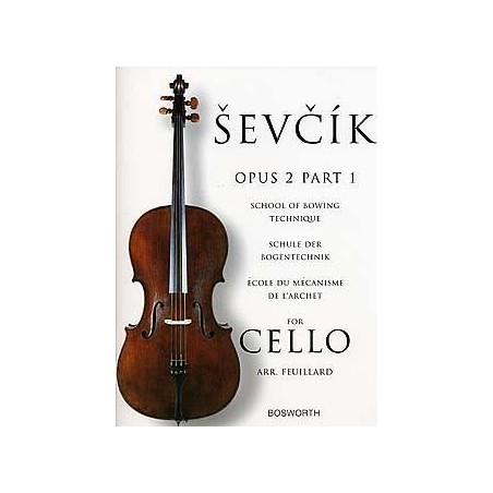 SEVCIK Opus 2 part 1 violoncelle BOE003544 le kiosque à musique Avignon