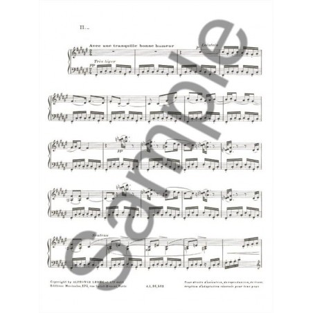 le petit âne blanc partition piano