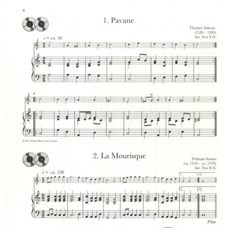 partition renaissance recorder anthology partition
