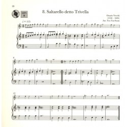 Partition flute à bec renaissance anthology