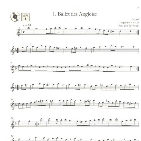 Renaissance recorder anthology partition