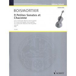 Boismortier Petites sonates et chaconne pour 2 violoncelles CB142 le kiosque à musique Avignon
