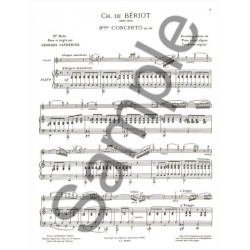 de bériot solo du 9e concerto partition