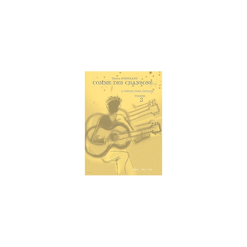 Partition Thierry Tisserand Comme des chansons Avignon Partition Thierry Tisserand Comme des chansons Avignon