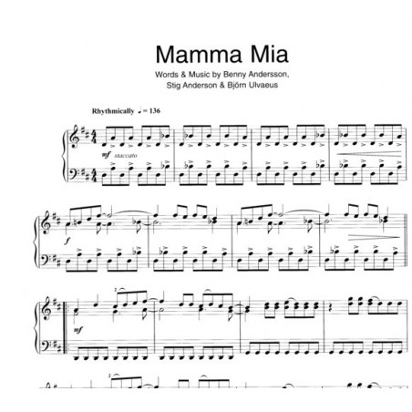 abba partiiton piano