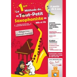 1ère méthode du tout petit saxophoniste Le kiosque à musique Avignon