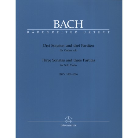 Bach sonates et partitas - Partition violon