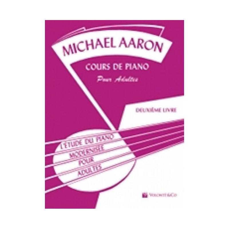 Méthode piano Aaron adultes volume 2 MB23 Le kiosque à musique Avignon