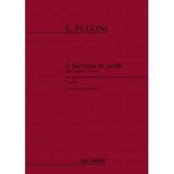 Puccini E lucavan le stelle partition