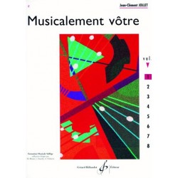 jollet musicalement votre volume 1 partition