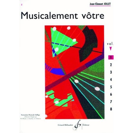 jollet musicalement votre volume 1 partition