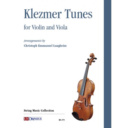 KLEZMER TUNES FOR VIOLIN AND VIOLA HS279 Le kiosque à musique Avignon