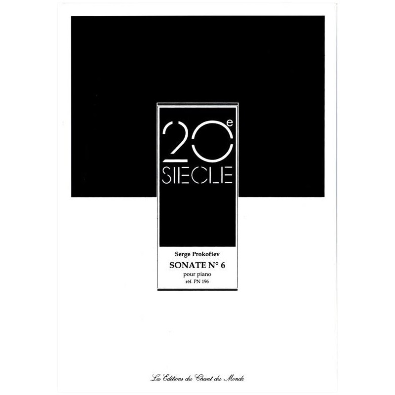 Prokofiev sonate piano n°6 partition Prokofiev sonate piano n°6 partition