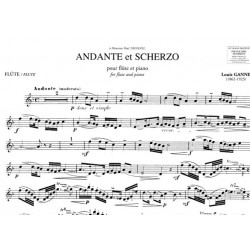 Partition louis ganne andante et scherzo