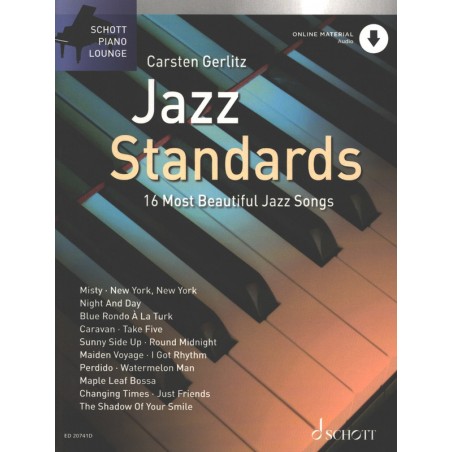 JAZZ STANDARDS partition piano