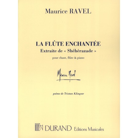 RAVEL LA FLUTE ENCHANTEE DF9676 Le kiosque à musique Avignon