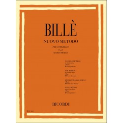 BILLE NUOVO METODO PER CONTRABASSO Parte 2 - ER262 Le kiosque à musique Avignon