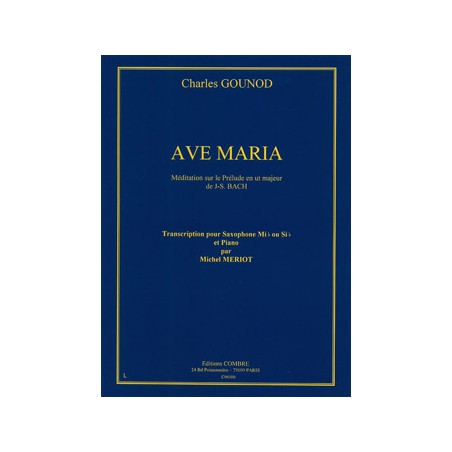 Partition saxophone Ave Maria de Gounod C06100 Le kiosque à musique