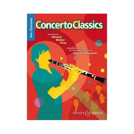 Partition CONCERTO CLASSICS for clarinet BH11950 Le kiosque à musique Avignon