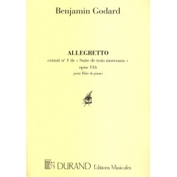 Benjamin Godard Allegretto partition flûte