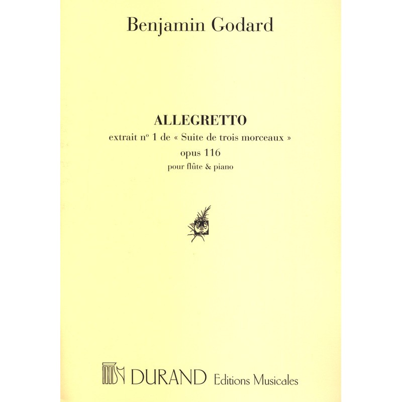 Benjamin Godard Allegretto partition flûte