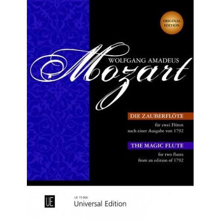 Mozart La flûte enchantée - Partition pour 2 flûtes