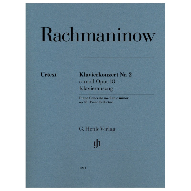 Partition Rachmaninoff Concerto piano n°2 Urtext Henle HN1214 Kiosque musique Avignon Partition Rachmaninoff Concerto piano n°2 Urtext Henle HN1214 Kiosque musique Avignon