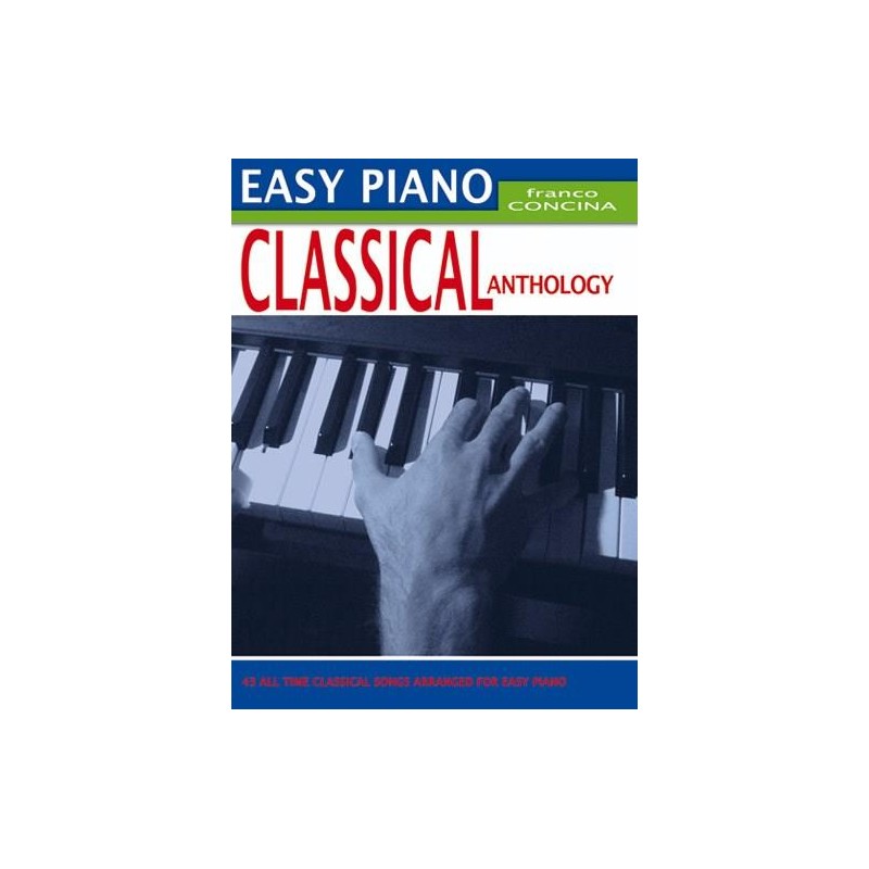 Partition piano Easy Piano Classical Anthology Franco Concina MB397 Kiosque musique Avignon