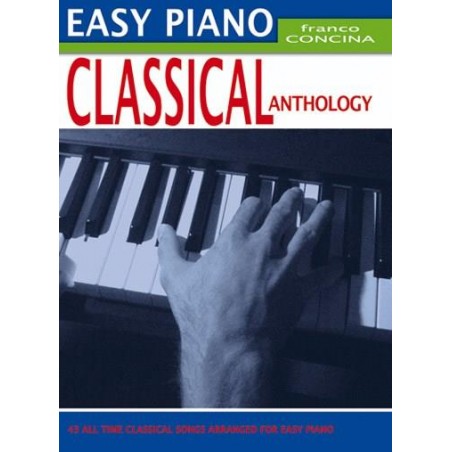 Partition piano Easy Piano Classical Anthology Franco Concina MB397 Kiosque musique Avignon
