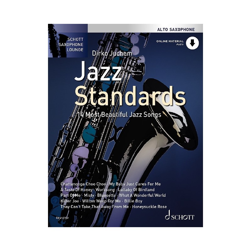 Jazz standards partition saxophone