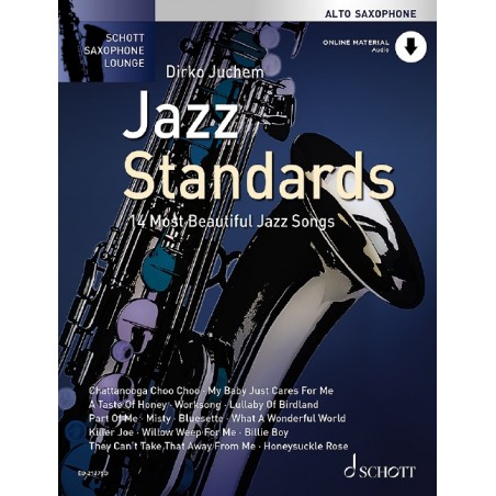 Jazz standards partition saxophone