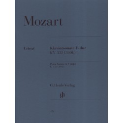 mozart sonate piano KV 332 partition