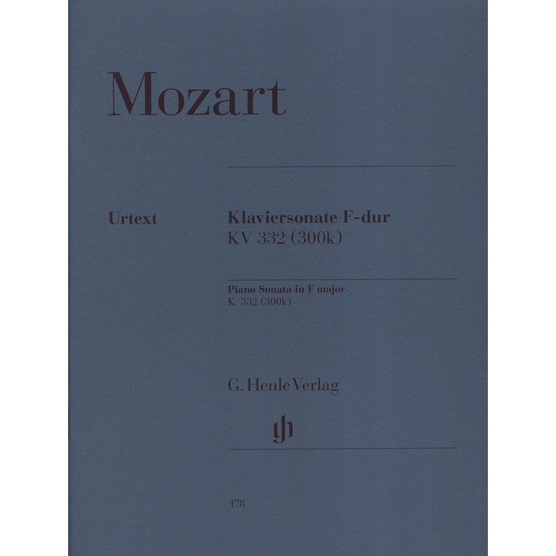 mozart sonate piano KV 332 partition mozart sonate piano KV 332 partition