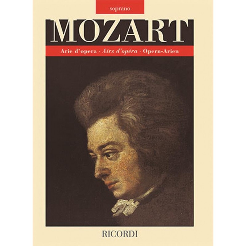 Partition mozart arie d'opera ricordi