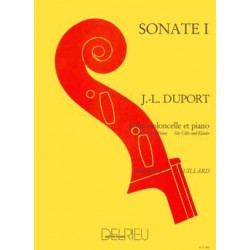 duport sonate violoncelle n°1 partition