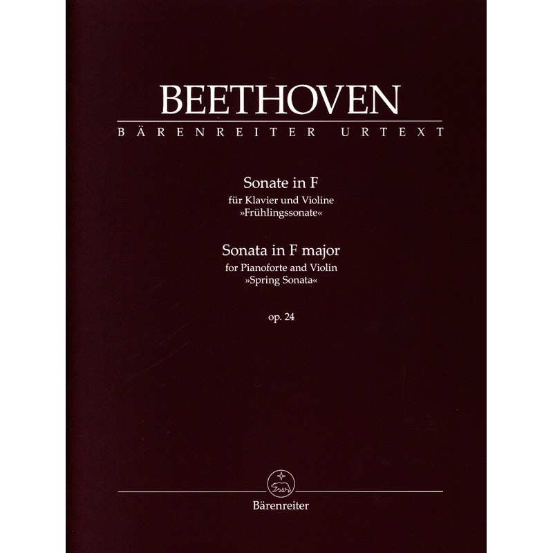 Partition violon Beethoven Sonate Le Printemps BA10937 Kiosque musique Avignon