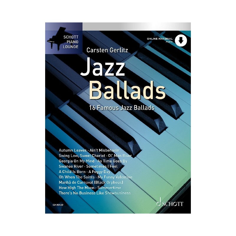 Jazz ballads 16 famous jazz ballads partition