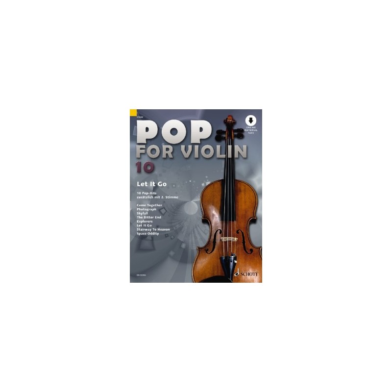 Partition violon - Pop for violin 10 - Kiosque musique Avignon
