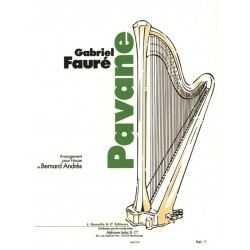 Partition Harpe Pavane de Gabriel Fauré - kiosque musique Avignon