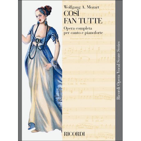 Partition Mozart Cosi Fan Tutte Chant et piano - kiosque musique Avignon