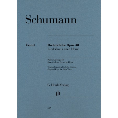 schumann dichterliebe partition chant