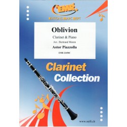Partition Oblivion pour clarinette - Kiosque musique Avignon