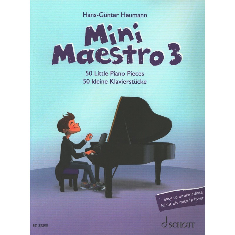 Partition Mini Maestro 3 - HANS-GÜNTER HEUMANN - SCHOTT - Kiosque Musique Avignon