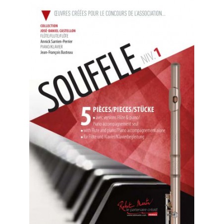 Partition SOUFFLE 1 pour flûte - Kiosque musique Avignon