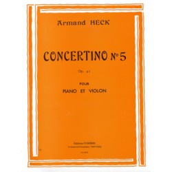 armand heck concertino n°5 partition