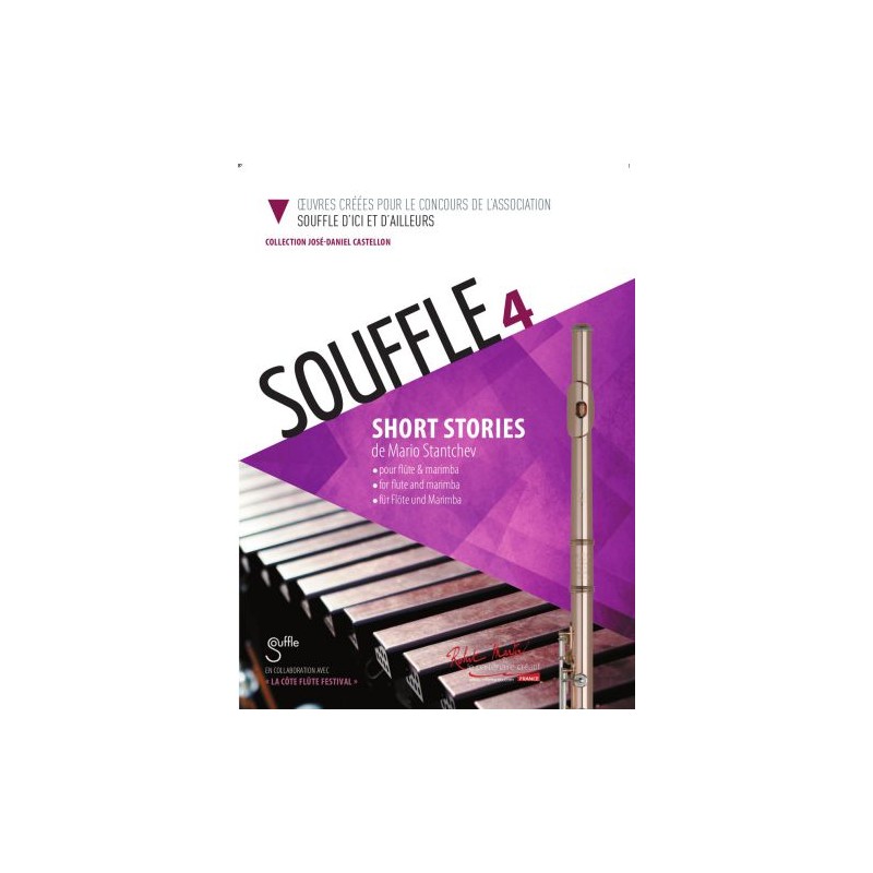Partition SOUFFLE 4 - flûte traversière - José-Daniel CASTELLON
- ROBERT MARTIN - Kiosque Musique Avignon