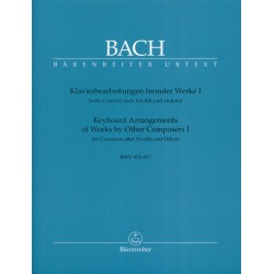 Partition Bach keyboard arrangements