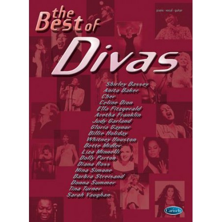 Partition Best of Divas, chant, piano, guitare - Avignon