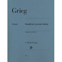 Partition Pieces Lyriques de Grieg - Kiosque musique Avignon
