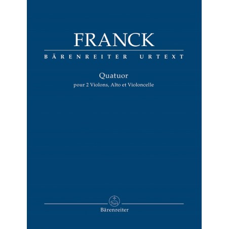 César Franck Quatuor à cordes - Partition Urtext